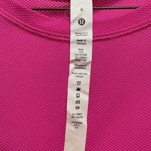 lululemon athletica Pink Long Sleeve Top